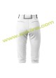 Softball Pipe Plus White Pant With Black Piping